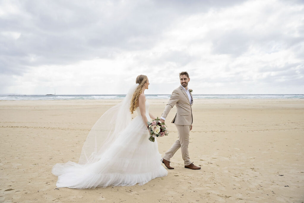 ceremony on the beach at north stradbroke island. all inclusive package by elope stradbroke